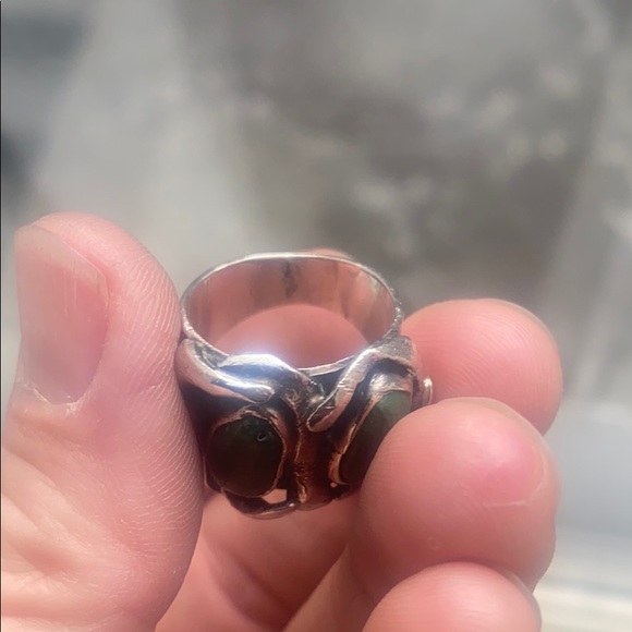 Turquoise and silver ring - Picture 13 of 13